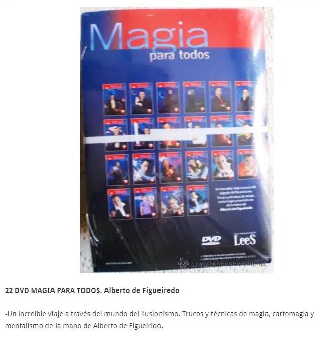 

Magia para Todos – Alberto de Figueiredo (22 DVD) - Magic tricks