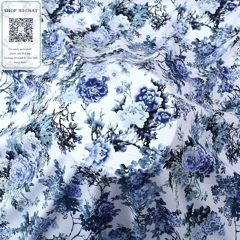 100 см * 140 см/шт. ткань из искусственного хлопка Calico летнее платье одежда mian chou