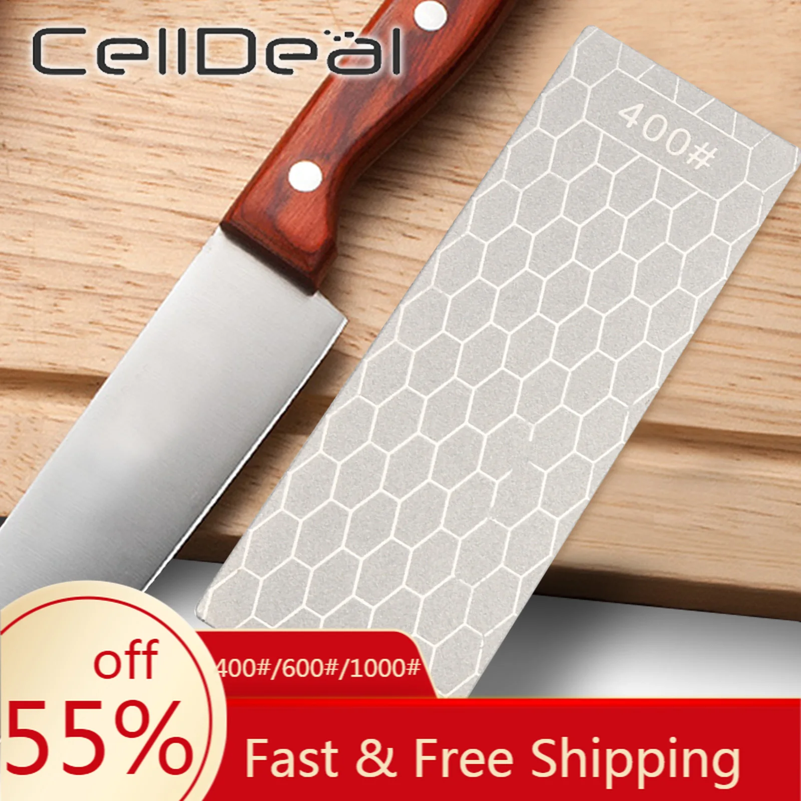 Алмазный точильный камень для ножей точилка ультратонкий бриллиантовый набор