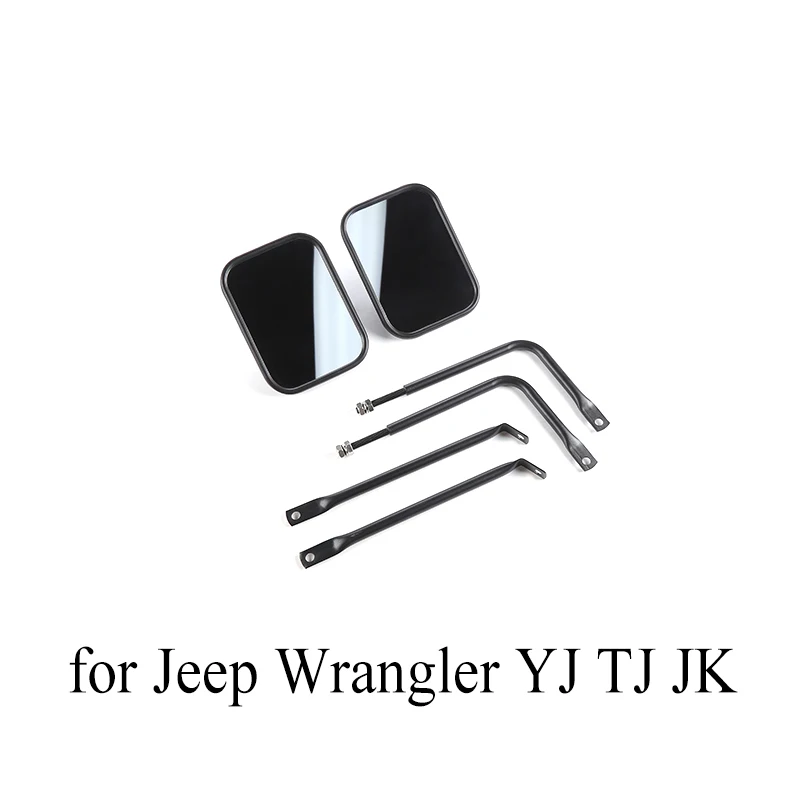 E for YJ TJ JK MOPAI зеркальная Крышка для Jeep Wrangler 1987+ Автомобильное зеркало заднего вида Регулировка слепого пятна для Jeep Wrangler YJ TJ JK JL 2007 - Цвет: E for YJ TJ JK