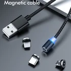 Магнитный автомобильный USB-кабель со светодиодной подсветкой для BMW F20 F21 F31 G31 F11 E61 E60 X1 F48 X2 F39 X3 G01 F25 E83