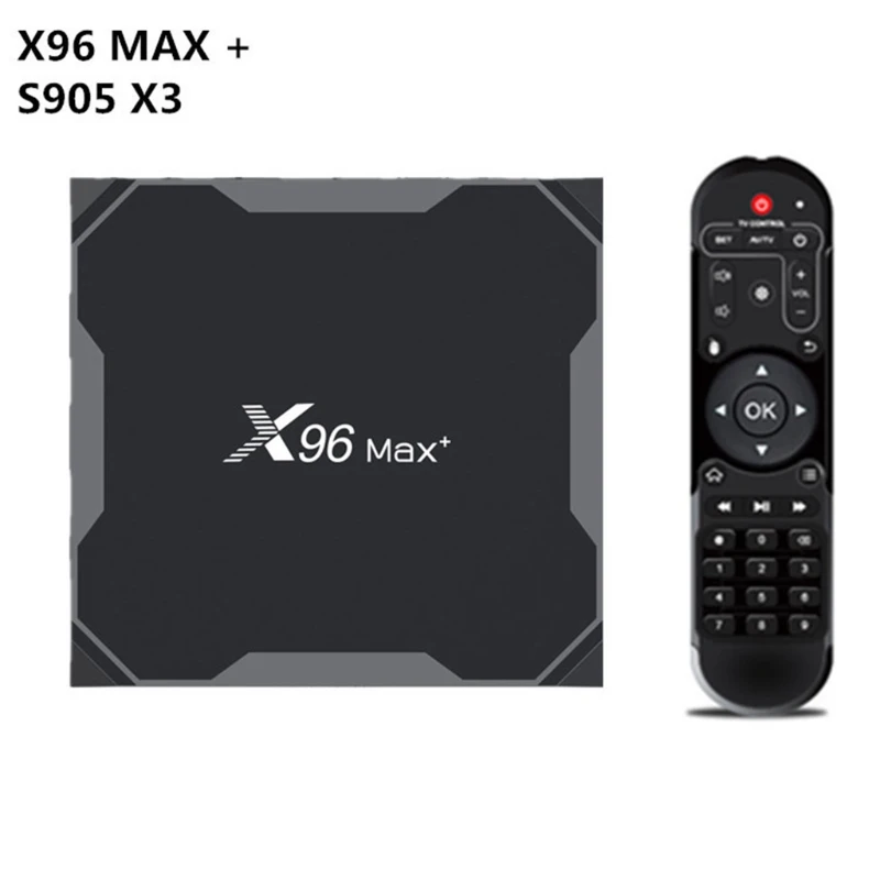 

Smart TV Box And roid 9.0 X96 Max Plus 4GB 64GB Amlogic S905X3 Quad Core 5.8GHz Wifi 1000M 4K 60fps Set Media Player