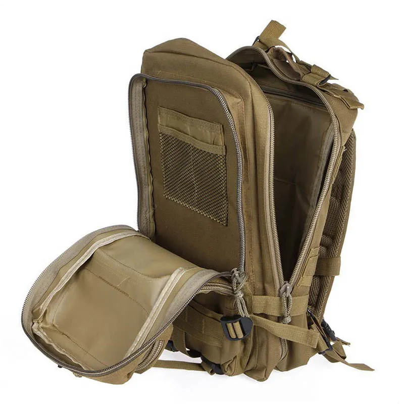 

25-30L Tactical Military Backpack Waterproof Camping Hiking Hunting Backpack Outdoor Trekking Rucksack Climbing Bag Men Women