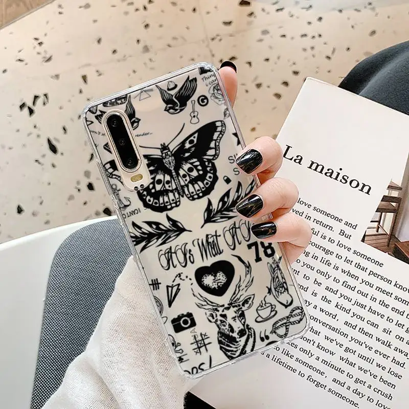

butterfly Harry kindness Phone Case Transparent for Samsung A71 S9 10 20 HUAWEI p30 40 honor 10i 8x xiaomi note 8 Pro 10t 11