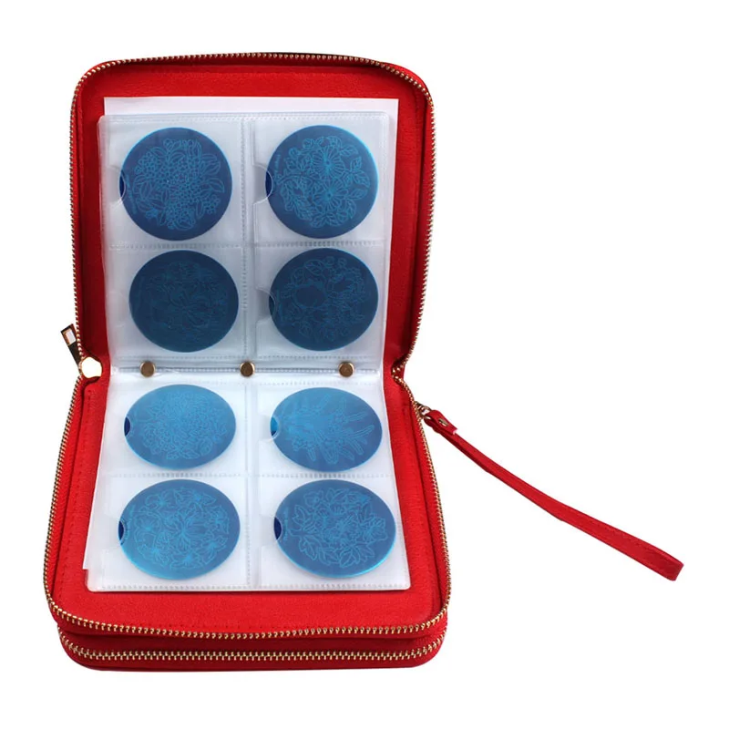 Пластины для штамповки ногтей двойная молния Чехлы 192 слотов трафарет Carimbos Sellos