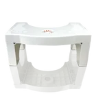 Стул для ванной и туалета, складной многофункциональный стул для туалета, портативный стул для дома и ванной, с искусственными элементами, удобный