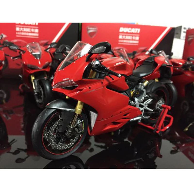 

1:12 scale Diecast Model TSM Ducatti 1299 Panigales 2015 1/12 Alloy Toy motorcycle Miniature Collection for Boys Girls toy Gift