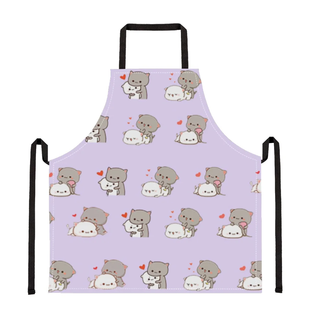 

Upetstory Couple Cats Printed Chefs Apron Cleaning Aprons Restaurant Baking Apron Adults Cooking Apron Home Aprons Delantales