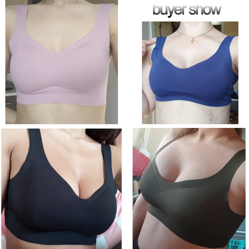 Женские бюстгальтеры без косточек бесшовный удобный бюстгальтер с чашками