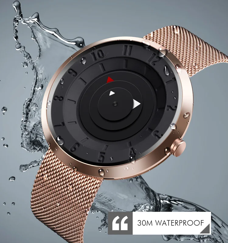 Часы наручные SKMEI Мужские кварцевые простые дизайнерские водонепроницаемые