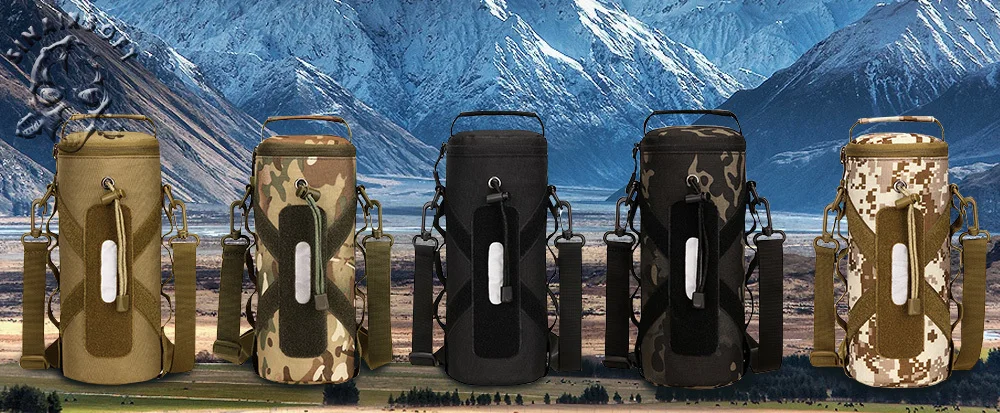 SINAIRSOFT Новинка 1000 мл тактическая Сумка Molle для бутылки воды нейлоновый военный рюкзак чехол для фляги кобура открытый дорожный чайник сумка