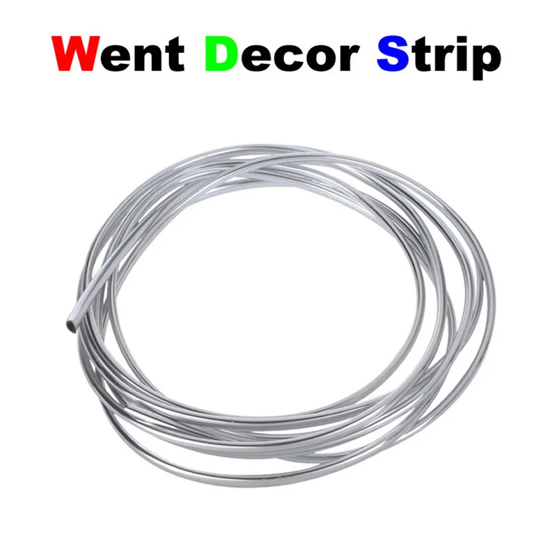 1 м/6 М наклейка для автомобиля хромированная отделка полоса вентиляционное