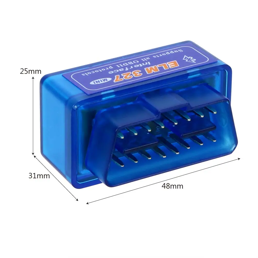 Мини ELM327 Bluetooth V2.1/V1.5 OBD2 автомобильный диагностический инструмент для чтения