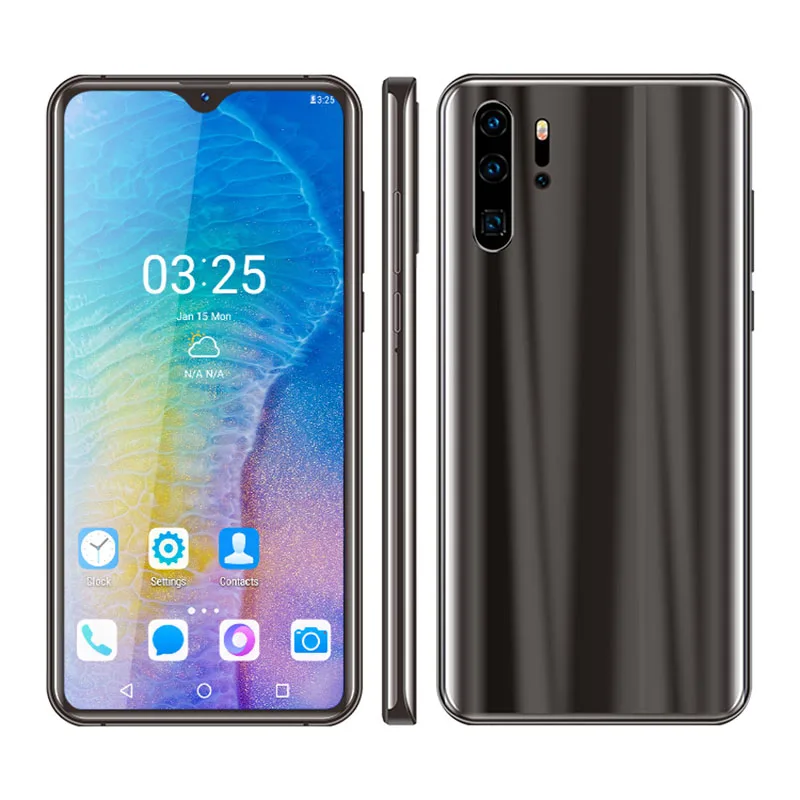 Смартфон UNIWA P30 Pro 4G 4 ядра Android 6 0 две SIM-карты 26 дюйма Waterdrop полный экран 3000 мАч