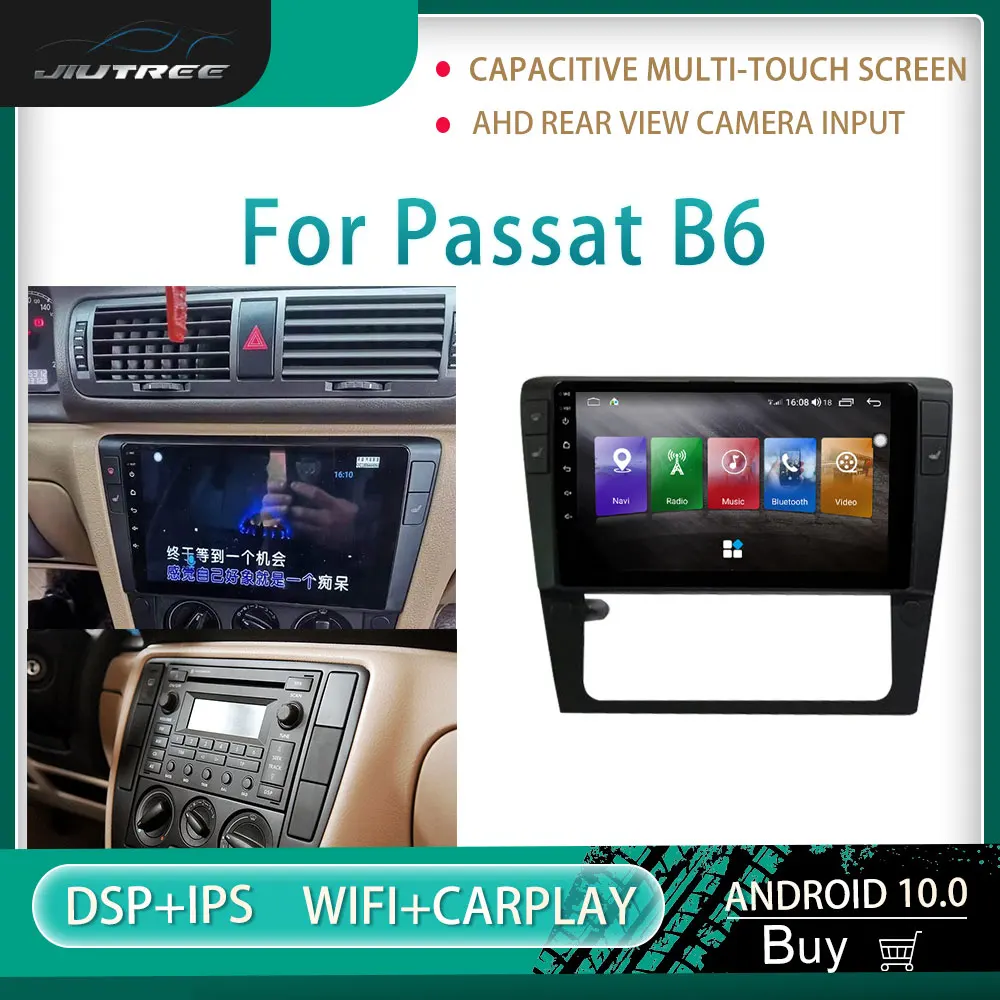 

2 din car radio For Volkswagen Passat B6 car multimedia player Stereo receiver GPS navigator Head Unit