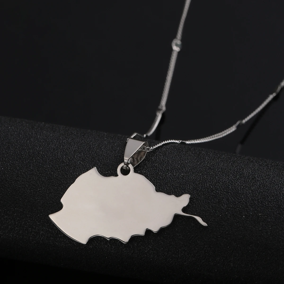 Подвески из нержавеющей стали золотого цвета в стране с картой Афганистана