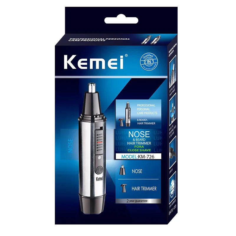 KM 726 электробритвы 2 в 1 перезаряжаемый триммер для носа Электрический Уход за