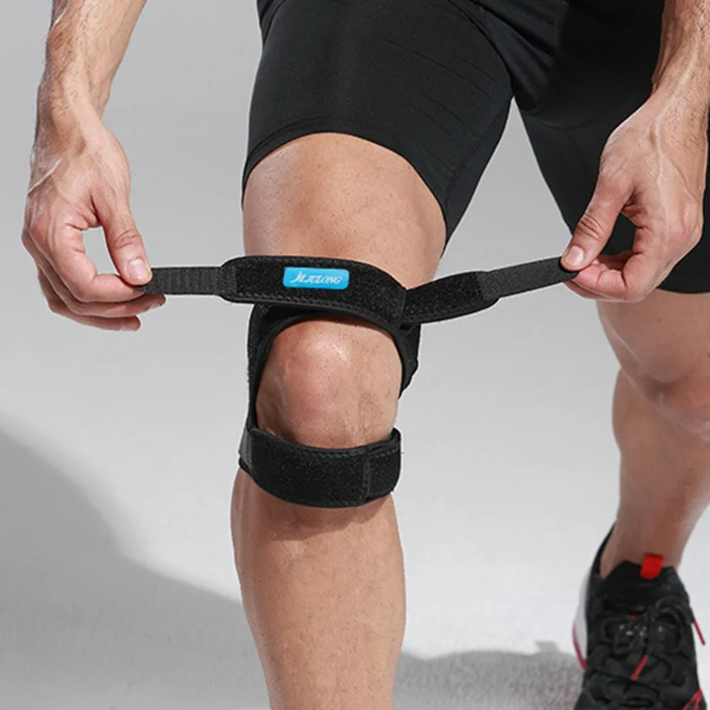 

New Adjustable Compression Sport Gym Running Patella Band Knee Support Guard Sport Safety Patellar Belt Knee Protective Brace