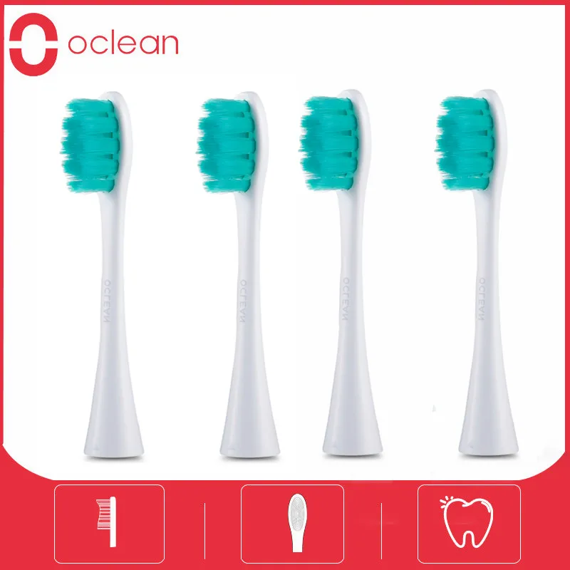 

Original 4PCS Oclean X / X Pro/ Z1/ SE / One Replacement Brush Heads for Oclean Sonic Toothbrush Deep Cleaning Tooth Brush Heads