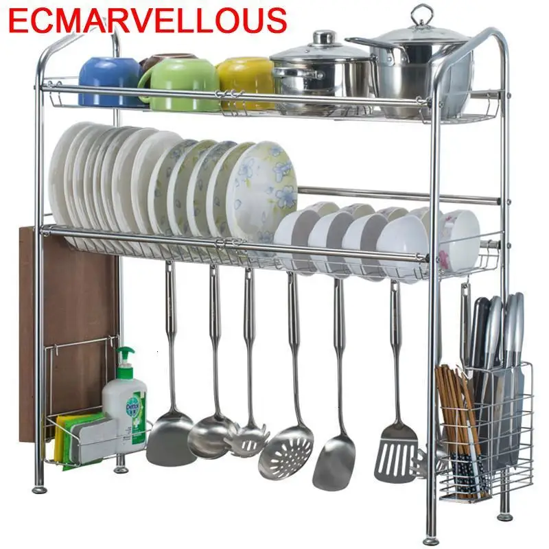 De Platos Scolapiatti органайзер для холодильника Cosina из нержавеющей стали Cocina Organizador Cuisine