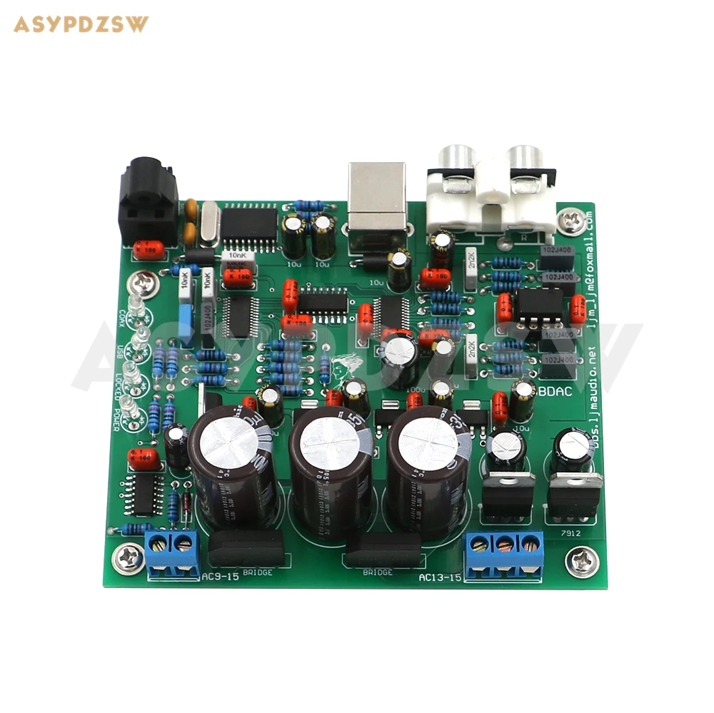 CS4398 DAC с USB оптическим волоконным декодером 24/192K 32K 192K/24 бит DIY Kit/готовая плата|dac diy