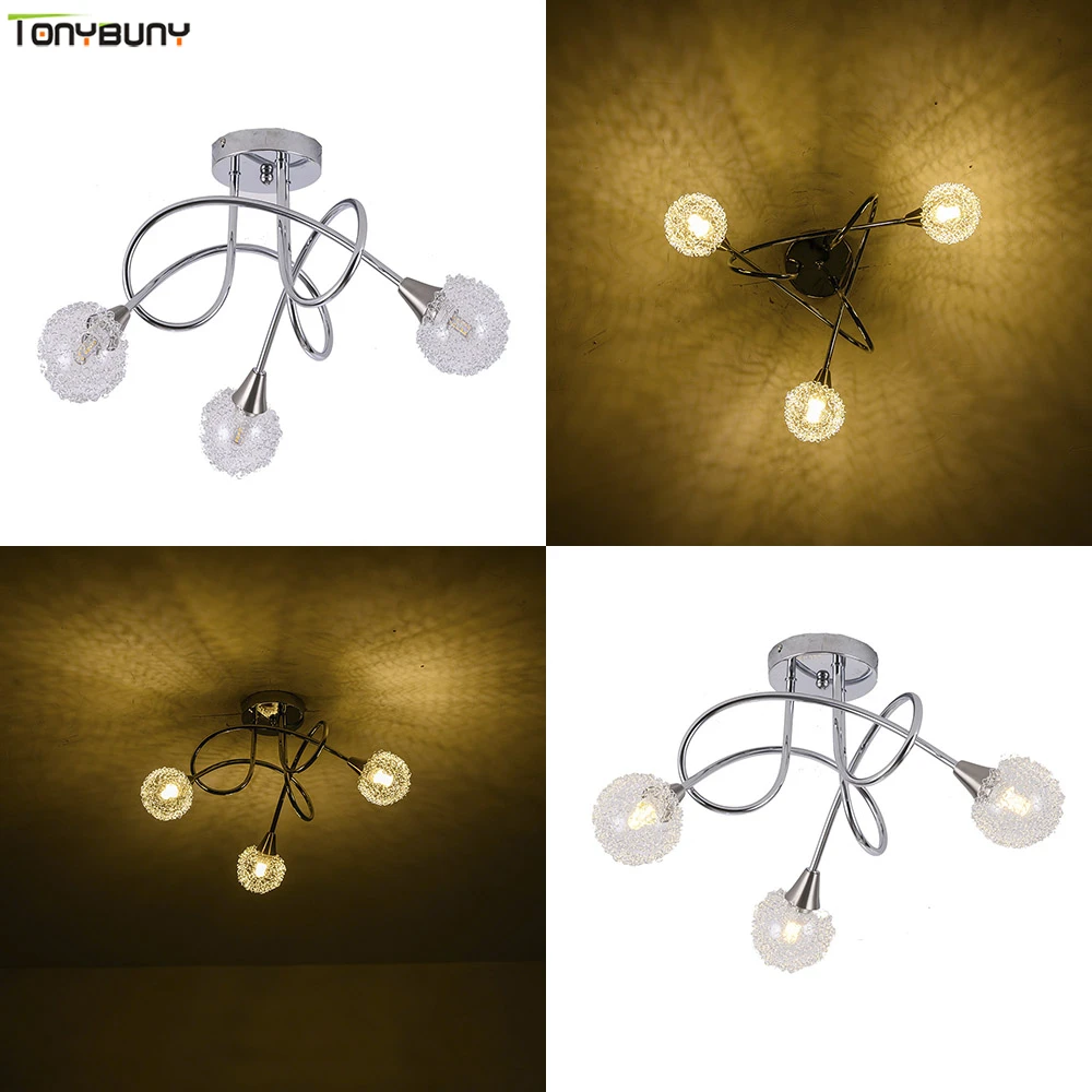 

Nordic simple iron crystal chandelier led lamp high quality living room bedroom lighting G9 lustre chandeliers ceiling droplight
