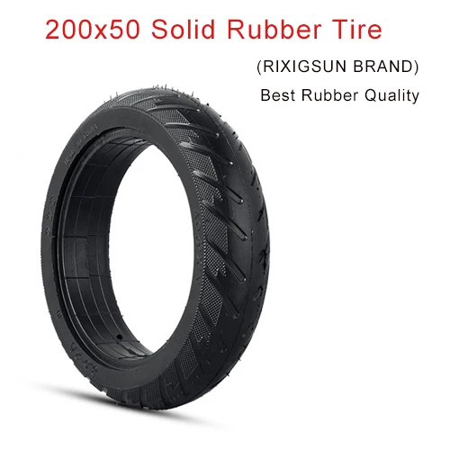 SolidTire-200x50JX 5,5/6/8/8,5/10/12 дюймов электрический скутер велосипед шины инфляция шин, сплошное отверстие колесо пробка автошины для Xiaomi M365 Mijia Pro - Цвет: SolidTire-200x50JX