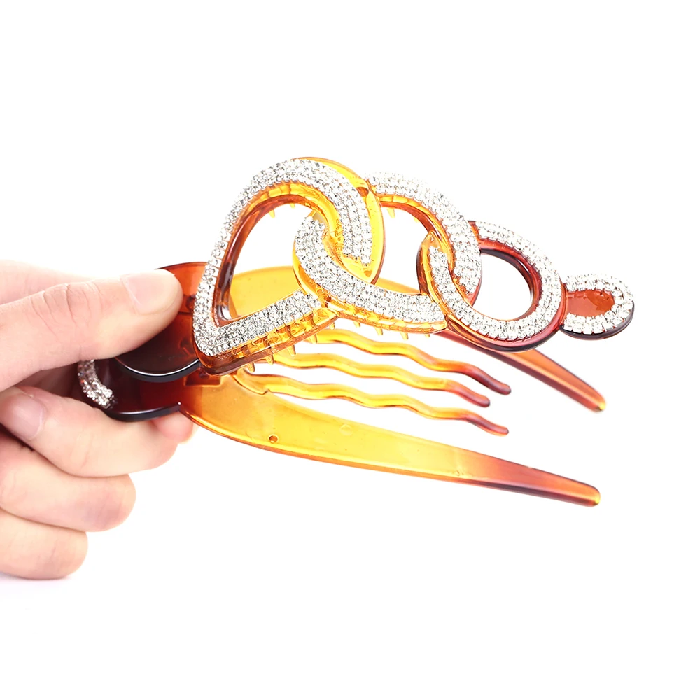 Черные большие заколки крабы Зажим Заколки для волос женщин геометрические