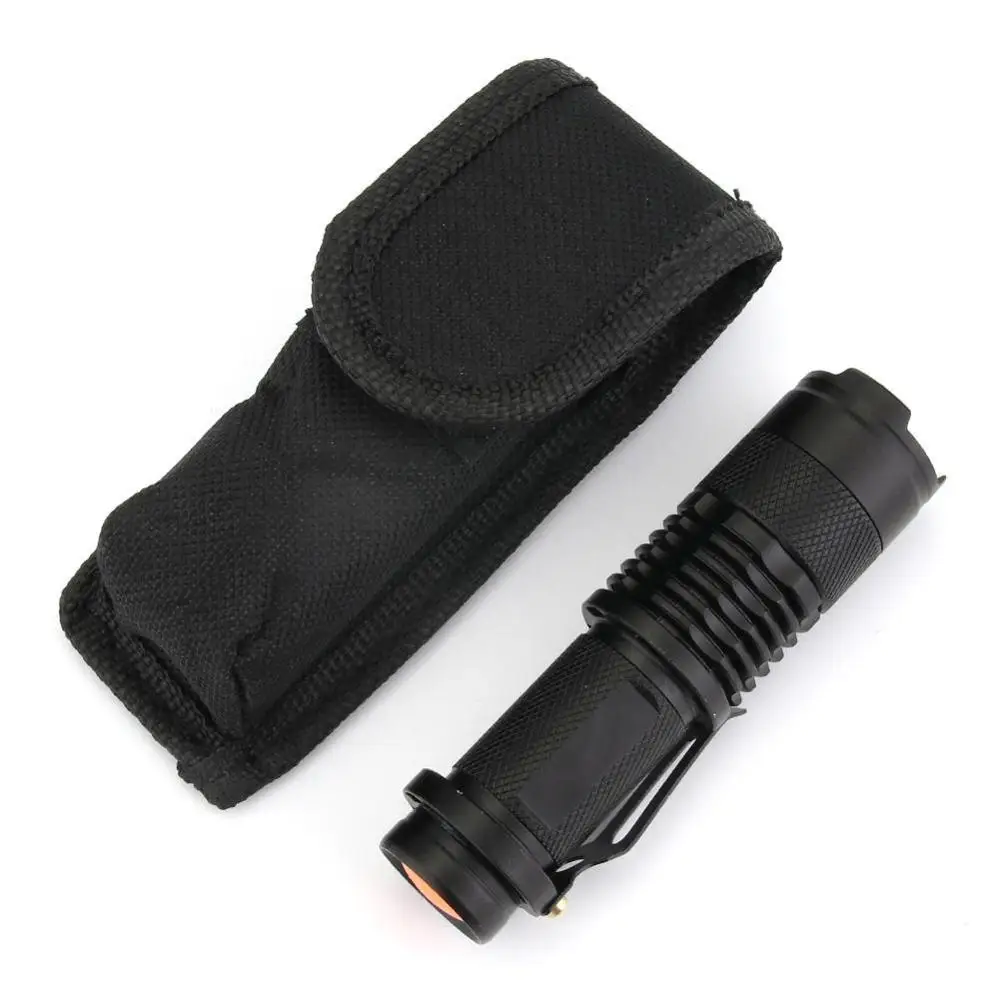 Сумка для фонарика нейлоновая сумка ремня мини фонарь переносная ручная лампа