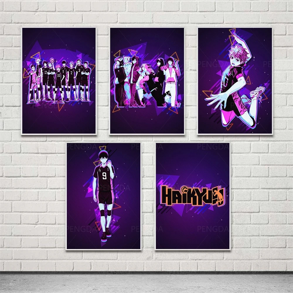 

Modular Pictures Handsome Anime Japan Canvas Painting Wall Art Haikyuu Posters Print Modern Living Room Home Decor No Framework