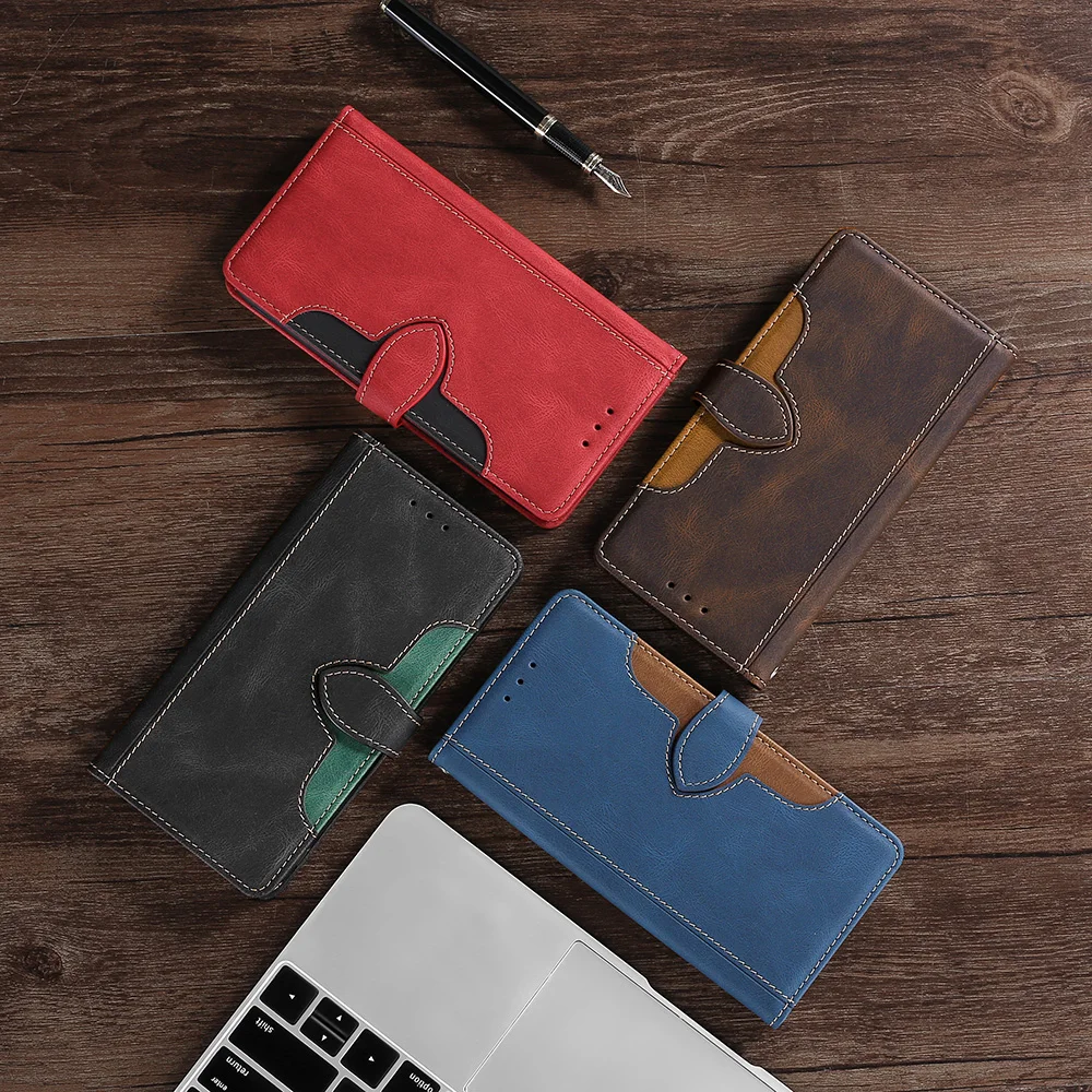 

Reno 6 Cover Flip Leather Wallet Case for OPPO Reno 6 Pro Plus Fundas Magnetic Book Card Slots Stand Soft TPU Back Phone Cases