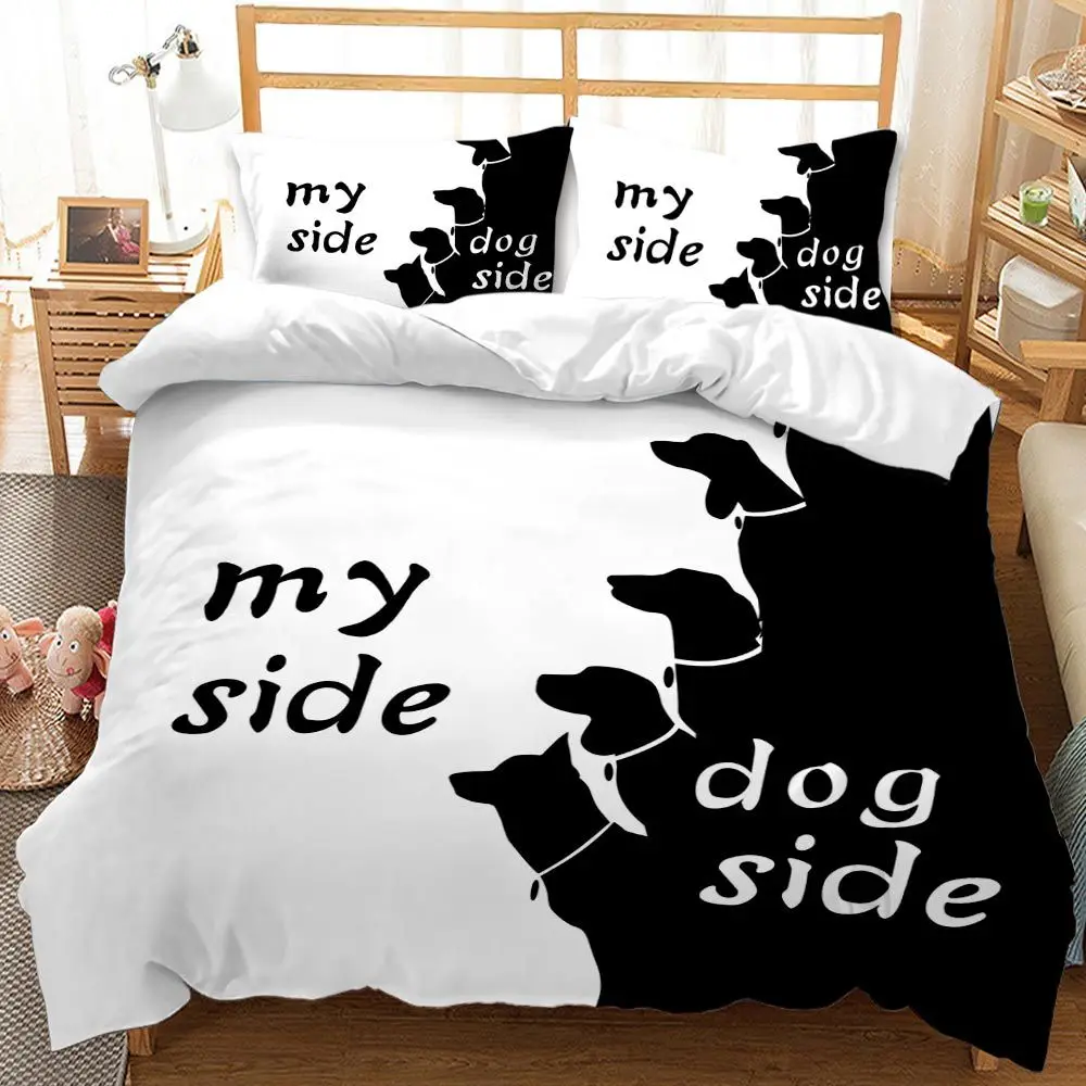 

Black White Creative Couples Duvet Cover Lovers Bedroom Quilt Cover Bedding Set Queen King Size Comforter Cover Bed Cover Set