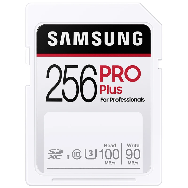 Карта памяти SAMSUNG SD Card Pro Plus 128 ГБ 32 64 256 класс 10 U3 для видеокамеры 1080p 3D 4K SDXC |
