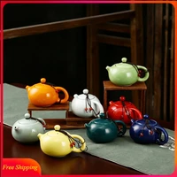 classic tea pot xi shi teapots ore beauty kettle ball hole filter handmade tea set color customized gifts 160ml tea maker