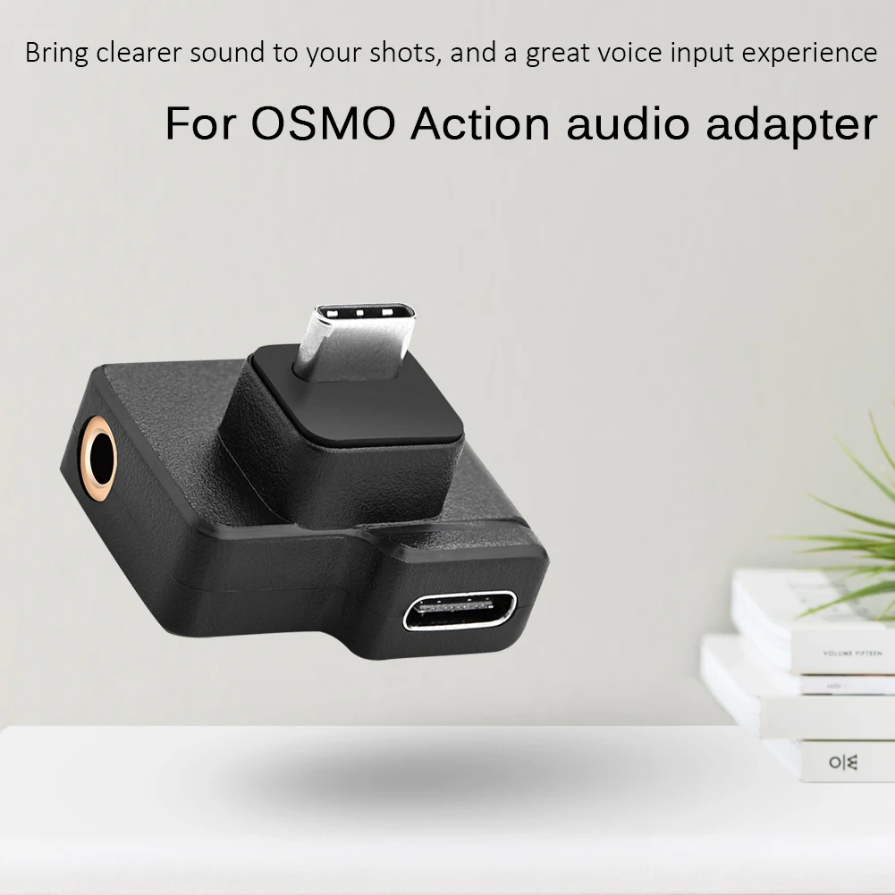 USB C аудио адаптер для DJI OSMO экшн Камера Тип мужского и женского пола 3 5 мм AUX разъем