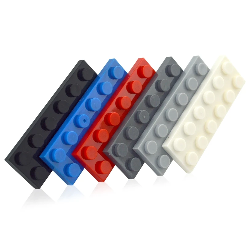 

Classic Parts 2x6 2x8 2x10 Dots Thin Figures Bricks multiple color Educational Creative Size DIY Bulk Set Building Blocks