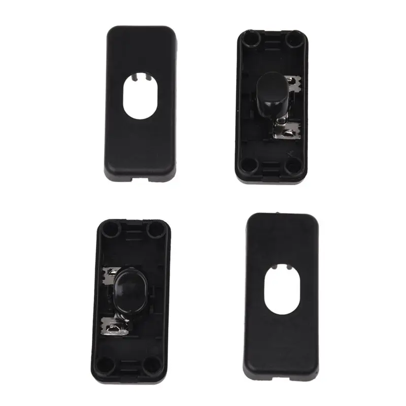 2 шт светильник для спальни ВКЛ/ВЫКЛ в линии шнура переключатель черный AC 250V