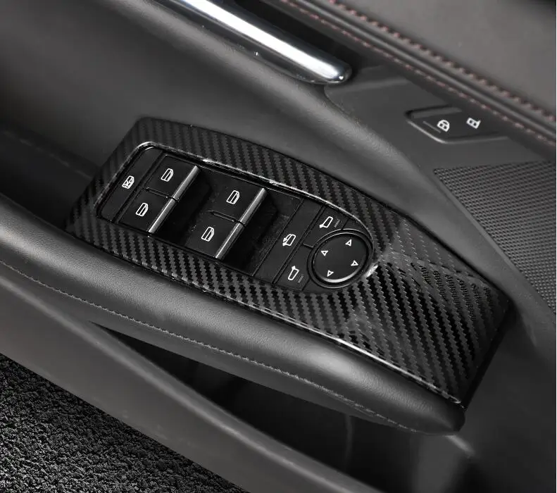 Наклейка на панель автомобильного стеклоподъемника внутренний молдинг отделка