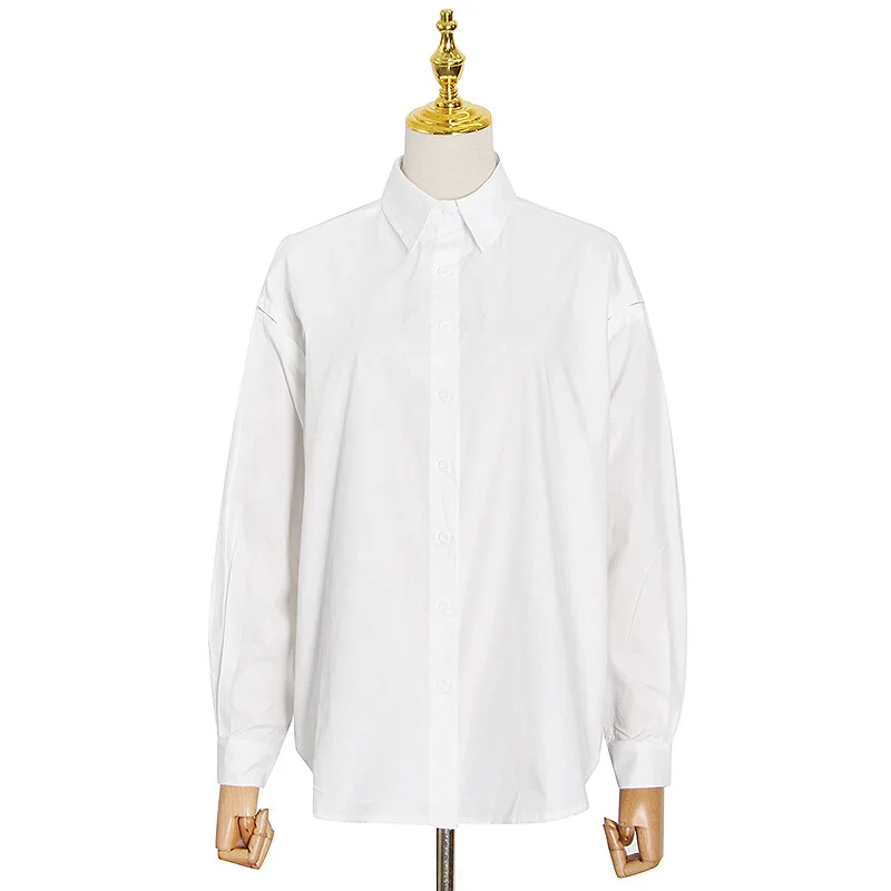 

Design season new temperament casual sleeve detachable single-breasted two-color shirt top 28703