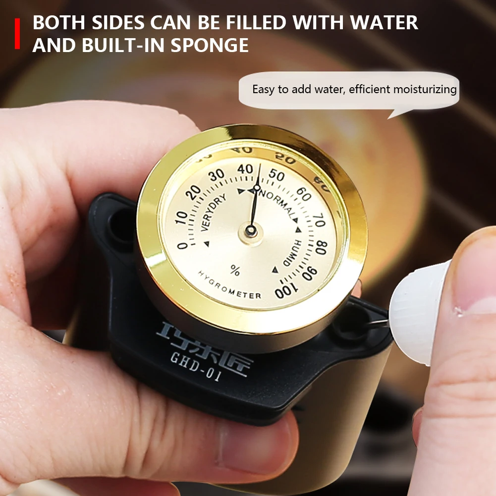 

Universal Guitar Humidifier Portable Hygrometer ABS+Metal Material for Folk Guitar Classical Guitar All Acoustic Guitars