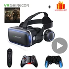 Очки виртуальной реальности Shinecon 6,0, 3D очки, гарнитура, шлем для смартфона, бинокль для видеоигр