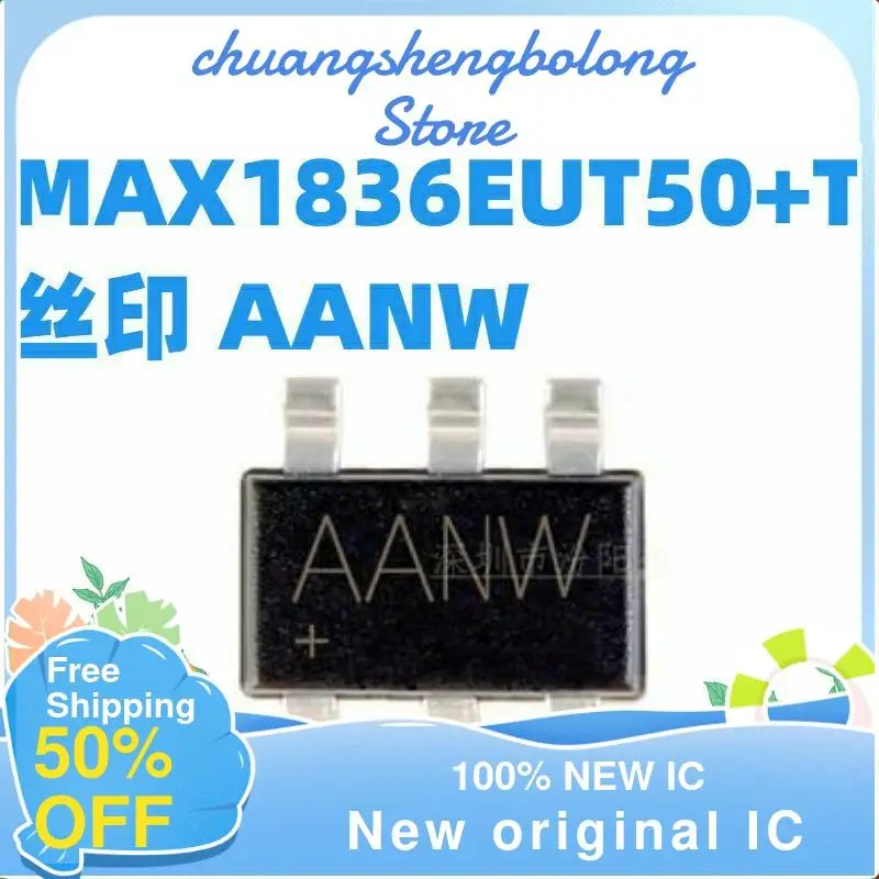 

10-200 шт. MAX1836EUT50 + T AANW SOT23-6 новая Оригинальная интегральная схема