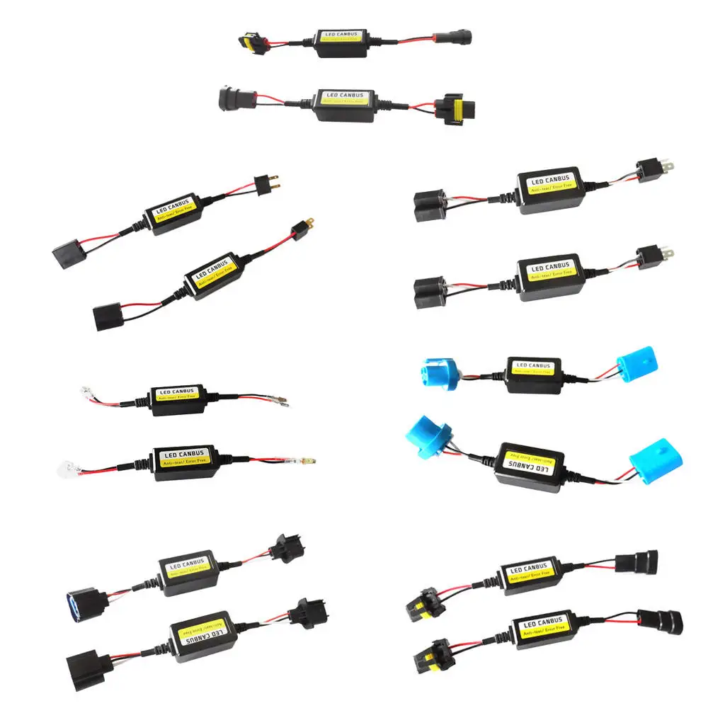 2pcs Car LED Flicker Headlight Decoder Radio Audio Anti-interference Error Canceler Filter for lighting cars New 1pc 2 4g 2450mhz bandpass filter wifi zigbee anti interference special