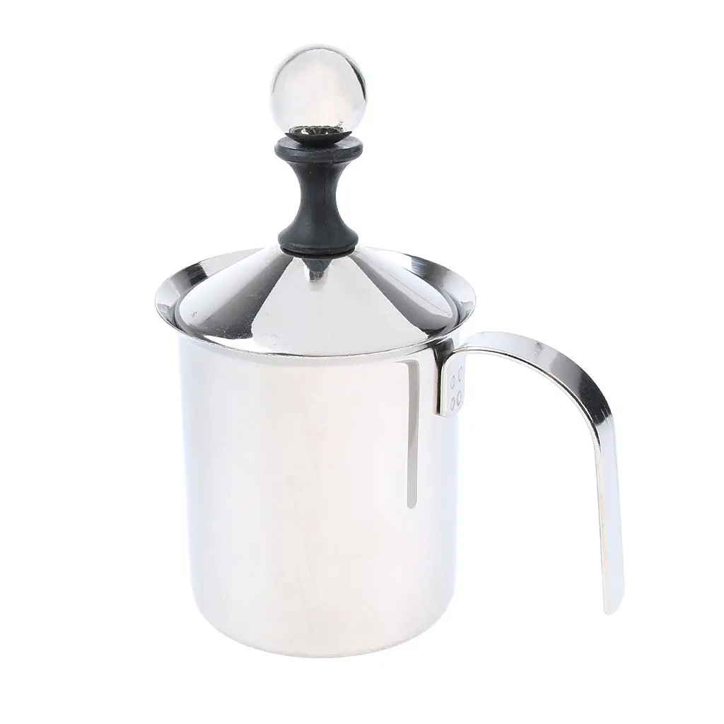 

Manual Operated Milk Frother Foam Maker for Cappuccions&Coffee Latte