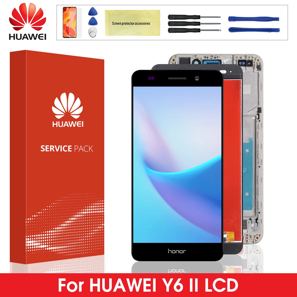 Оригинальный дисплей для Huawei Y6 II ЖК с сенсорным экраном и дигитайзером в сборе