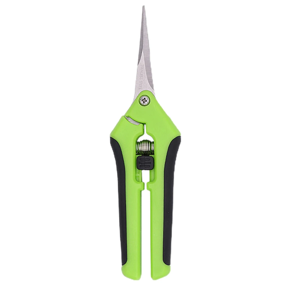 

Garden Shears Flowering Scissors Comfortable Durable 2CR13 Steel Blade To Thinning Fruits Rubber Antiskid Handle Gardening Tool