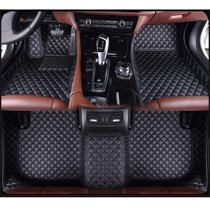 

Custom Leather Car Floor Mats For Nissan Murano Rogue Sentra Armada Maxima Sentra/Sylphy Altima 370z GTR 2Row Pathfinder Carpets