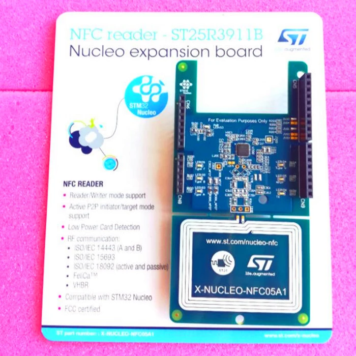 

X-NUCLEO-NFC 05A1 ST25R3911B Плата расширения NFC кардридер