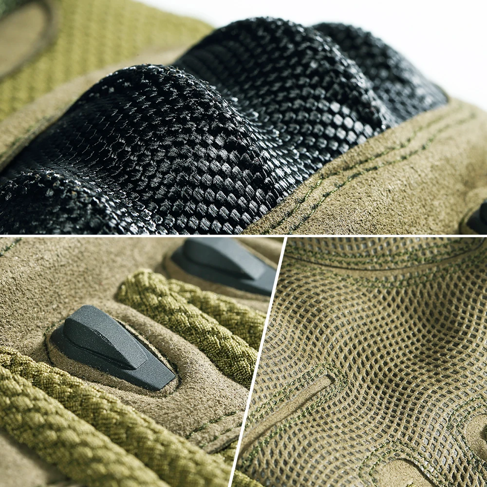 Сенсорный экран мотоцикл с твердыми костяшками полный палец перчатки для