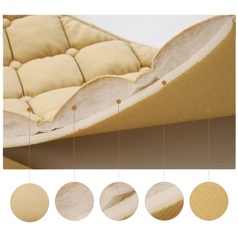 

Universal Soft Warm Car Seat Cushion Non-slip Cover Auto Seat Plush Cushion Seat Protector Breathable Pad 7 Colors